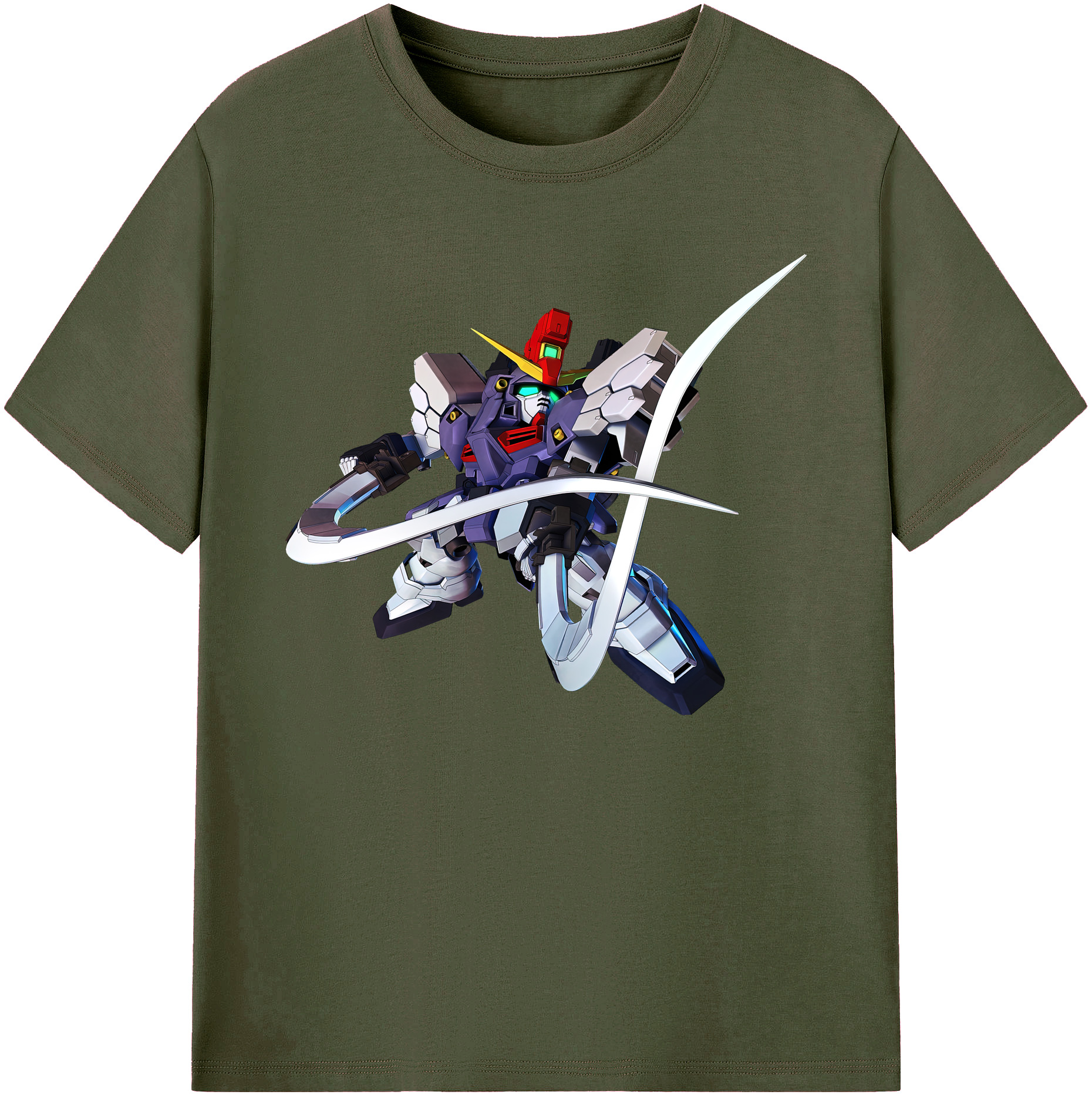 （画像用） 機動戦士ガンダム Mobile Suit Gundam 綿100％ メンズ半袖Tシャツ｜肌触りやわらか＆通気性